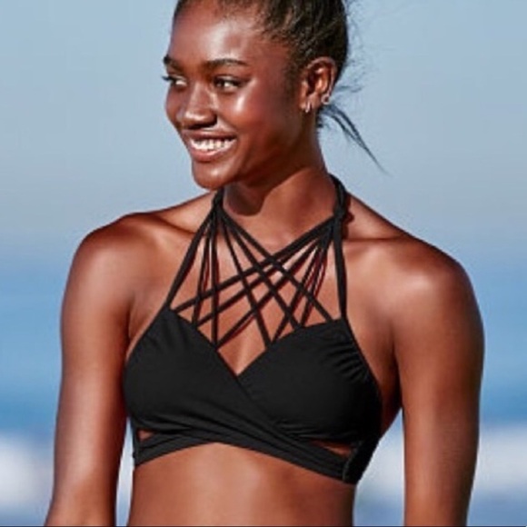 🔥WHOLESALE LOT🔥10 for 💲60🔥Top only 💖 Victoria’s Secret PINK Bikini High Neck - Picture 1 of 8